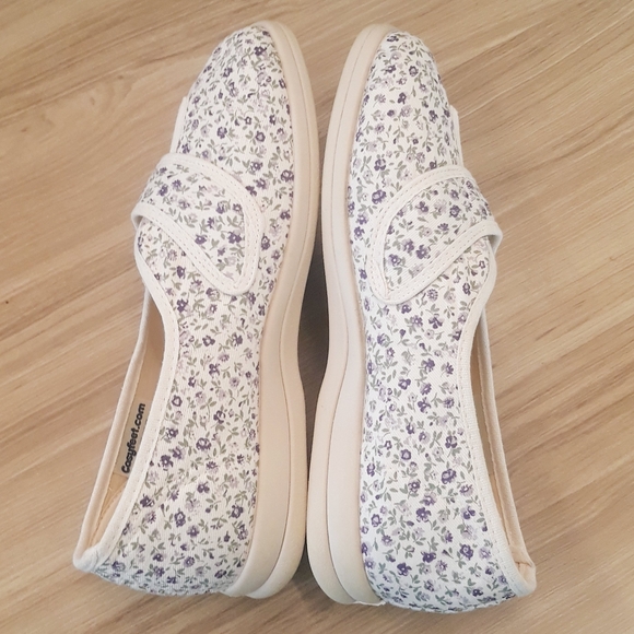 CosyFeet Sally Touch-Fastening Slipper-Shoe - UK 7 / US 9 / 10" Insole - Picture 8 of 13